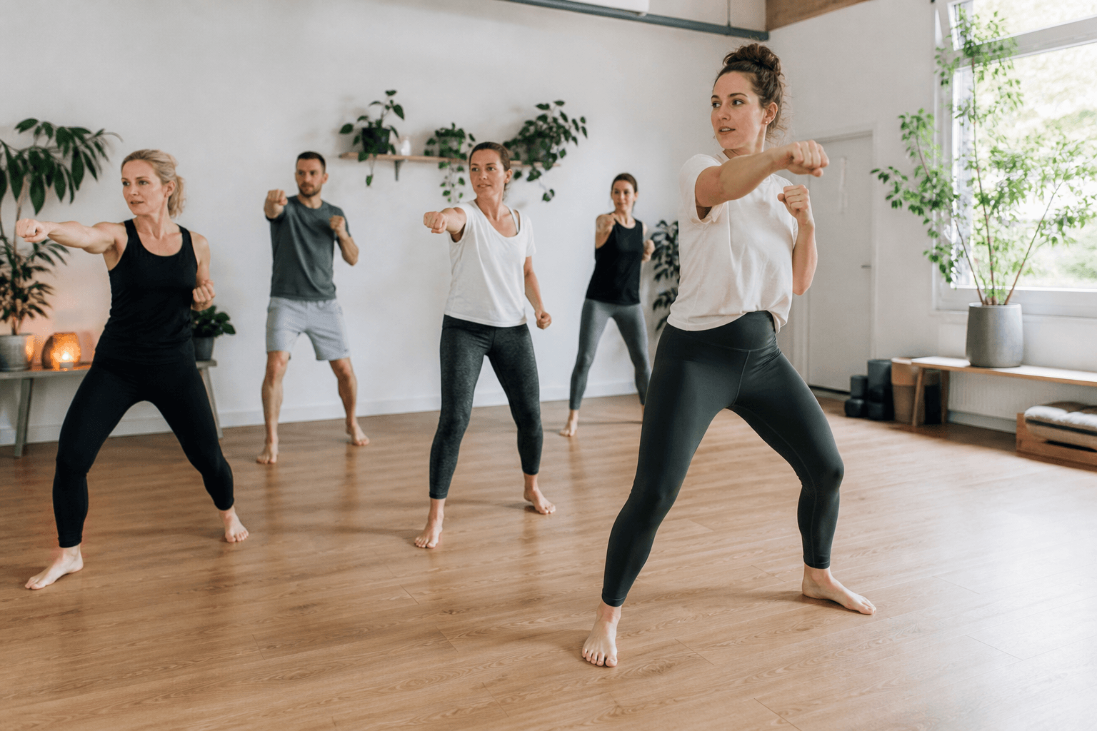 Mensen die samen trainen